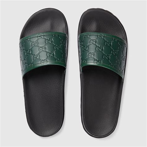 gucci.mens slides|Gucci inspired men's slides.